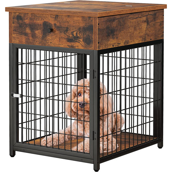 Tucker Murphy Pet™ Furniture Dog Crates, Furniture Style Wood Dog Kennel End Table, Dog House
